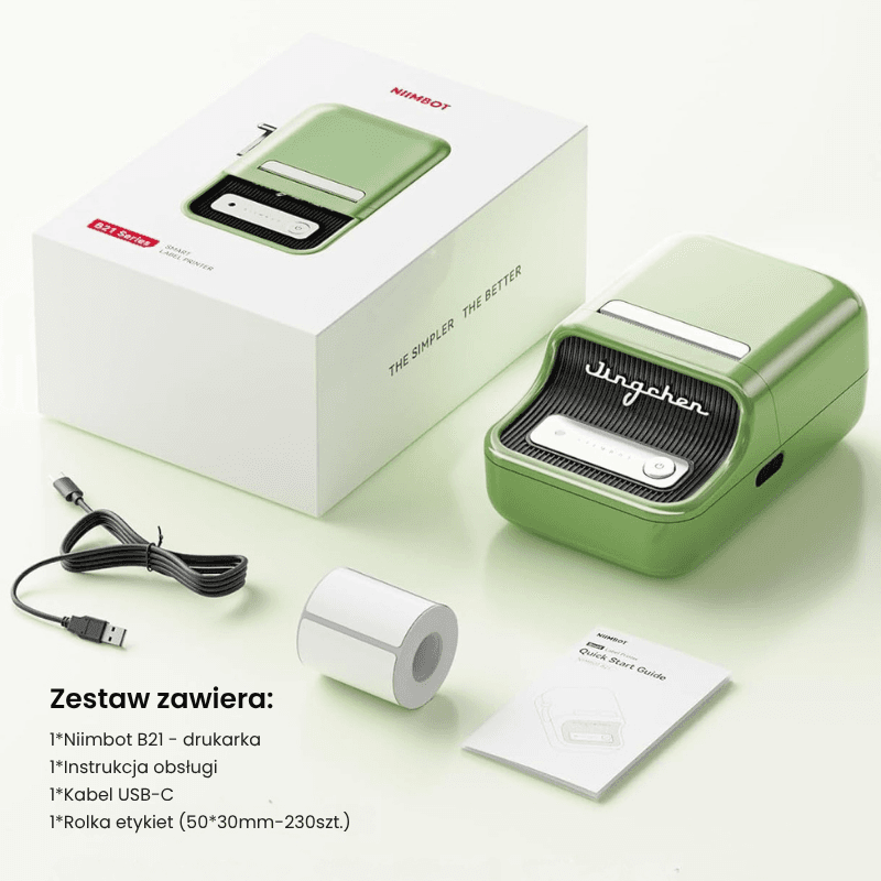 Niimbot Termiczna drukarka etykiet, naklejek | Bezprzewodowa Bluetooth