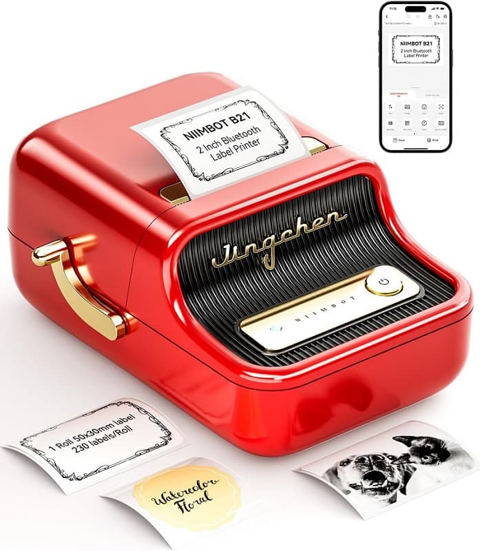 Niimbot Termiczna drukarka etykiet, naklejek | Bezprzewodowa Bluetooth
