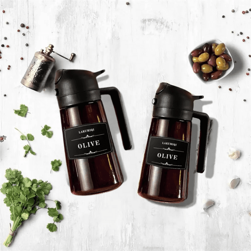 2w1 szklany dozownik i spray do oliwy 470 ml