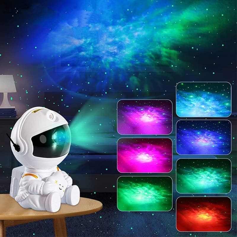 Projektor gwiazd ASTRONAUTA 3D – lampka nocna LED dla dzieci