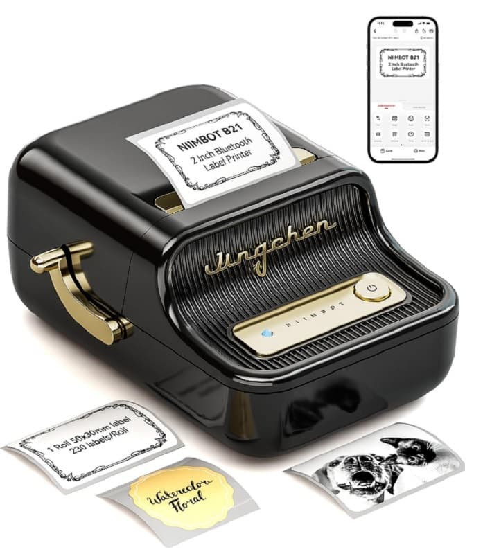 Niimbot Termiczna drukarka etykiet, naklejek | Bezprzewodowa Bluetooth